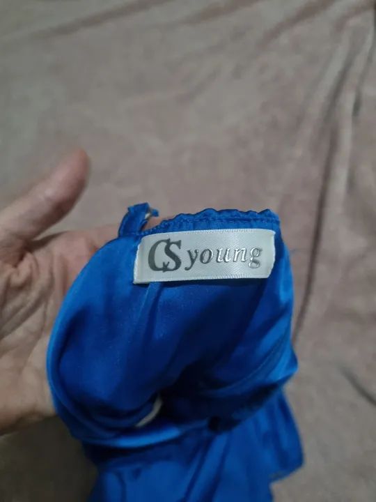 Vestido acetinado Carmen Steffens Young  - Foto 5
