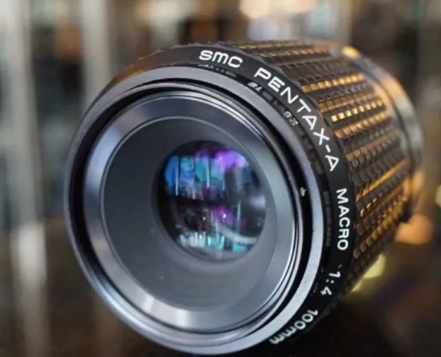 Câmera de filme Pentax K1000 com foco manual SLR com lente Pentax 50 mm e 100mm - Foto 3