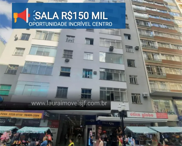Sala na Rua Halfeld no calçadão de Juiz de Fora!