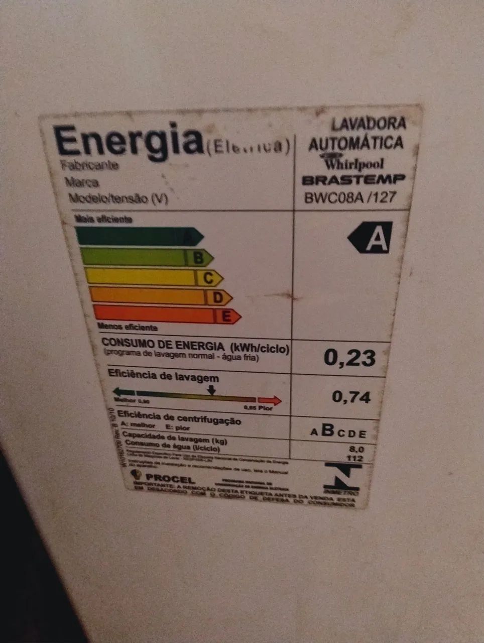 Máquina de Lavar Brastemp Clean 8kg - Foto 3