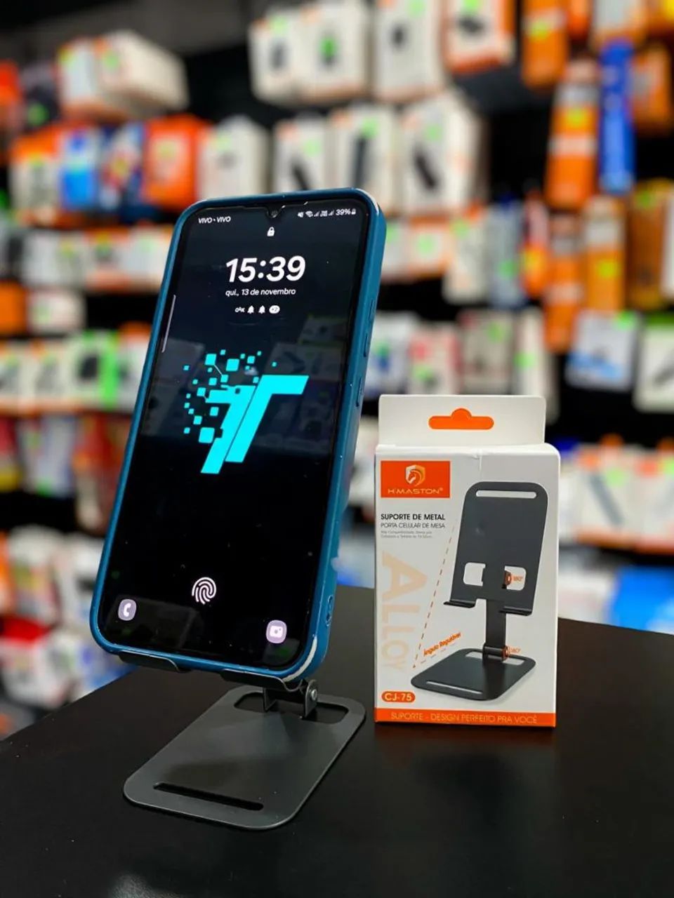 SUPORTE DE MESA PARA CELULAR E TABLET HMASTON CJ-75 - Foto 3