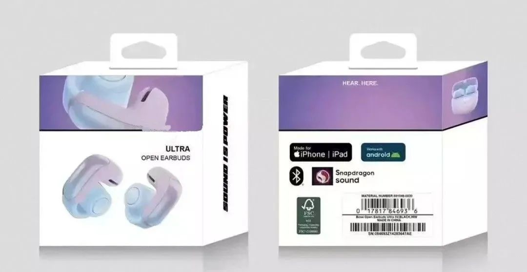 Fone Ultra Open Earbuds - Som de Qualidade e Conforto