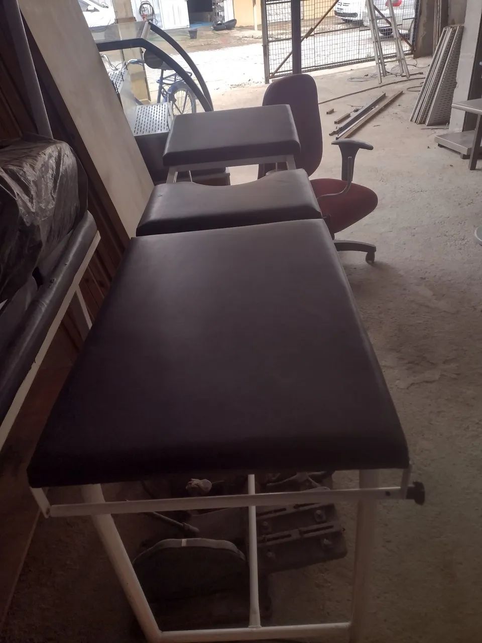 Mesa de Exame Médica - 3 Secções