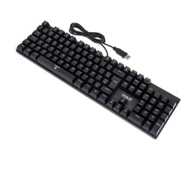 Teclado Gamer Mecânico Switch Blue  knup - Foto 6