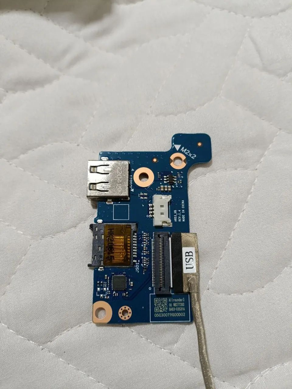 Placa Power Usb Notebook Samsung Np550xdz Nb2772_pcb_usb 1.4