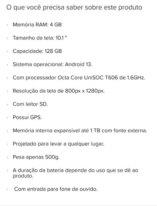 Tablet Positivo Vision Tab 10 - Novo - Foto 4