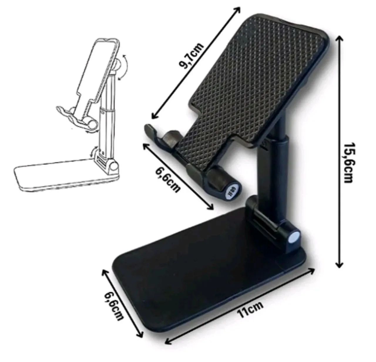 Suporte para celular e Tablet mesa dobrável universal  - Foto 2