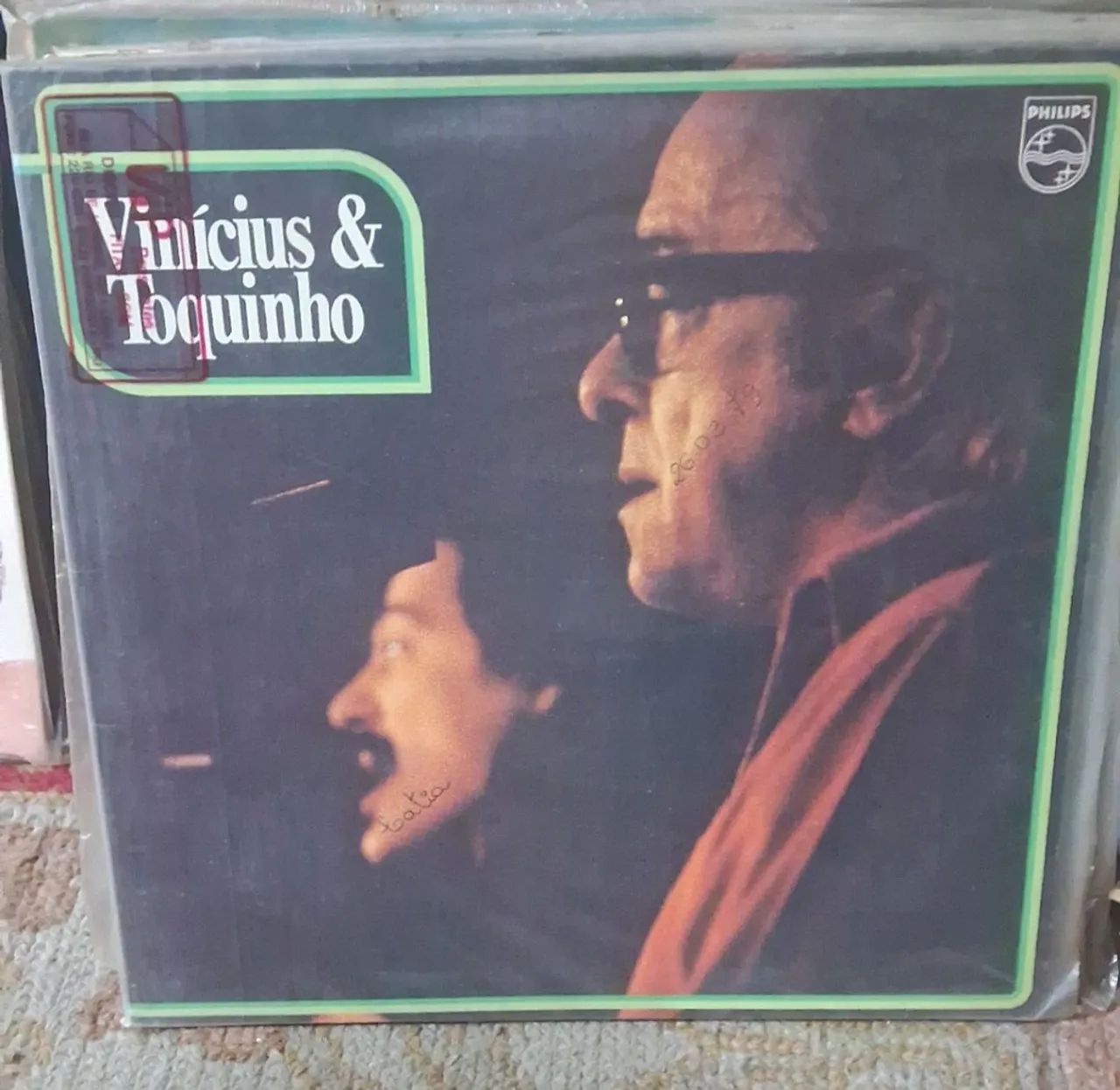Vinil Vinícius & Toquinho em perfeito estado de conservação 