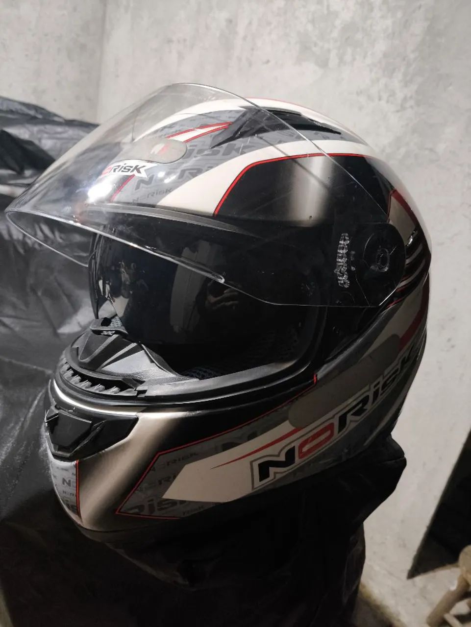 Capacete Norisk Completo C/Visor 56 