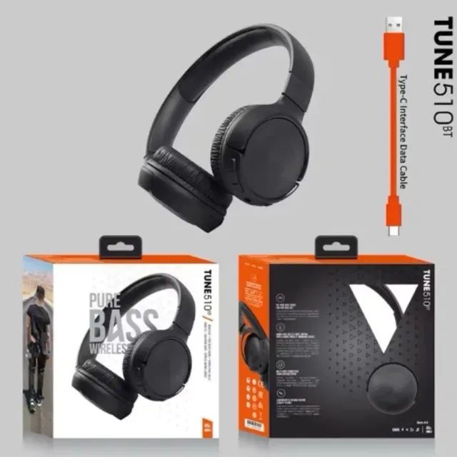 FONE JBL Headphone Fone E510 E520 Bluetooth 5.0 Stereo