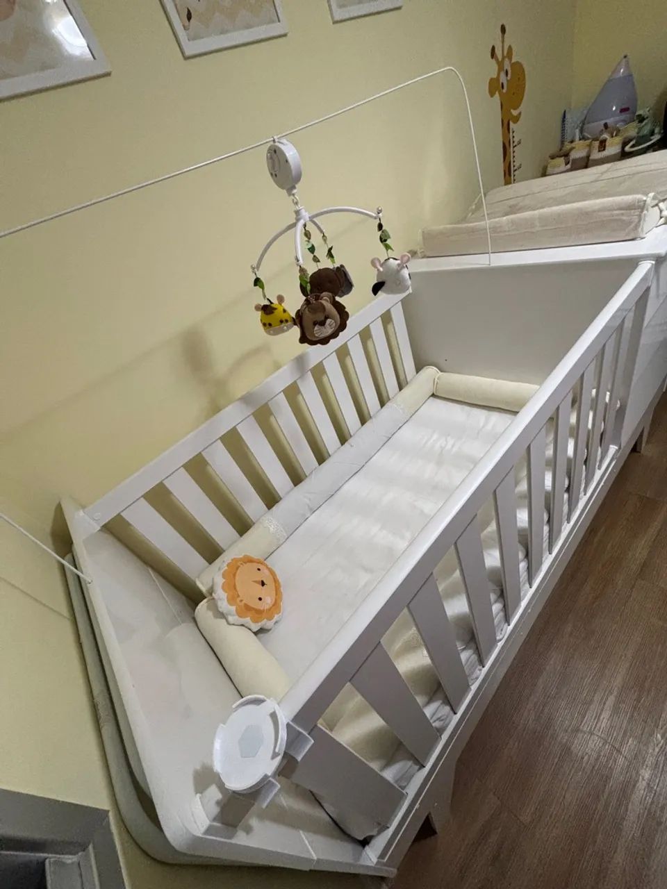 Berço com Cômoda Integrada - Branco - Foto 3