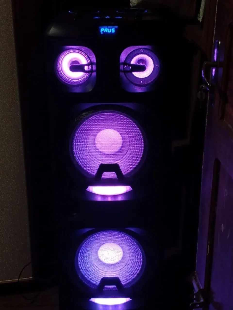 Caixa de Som Bluetooth com Iluminação LED - Foto 2