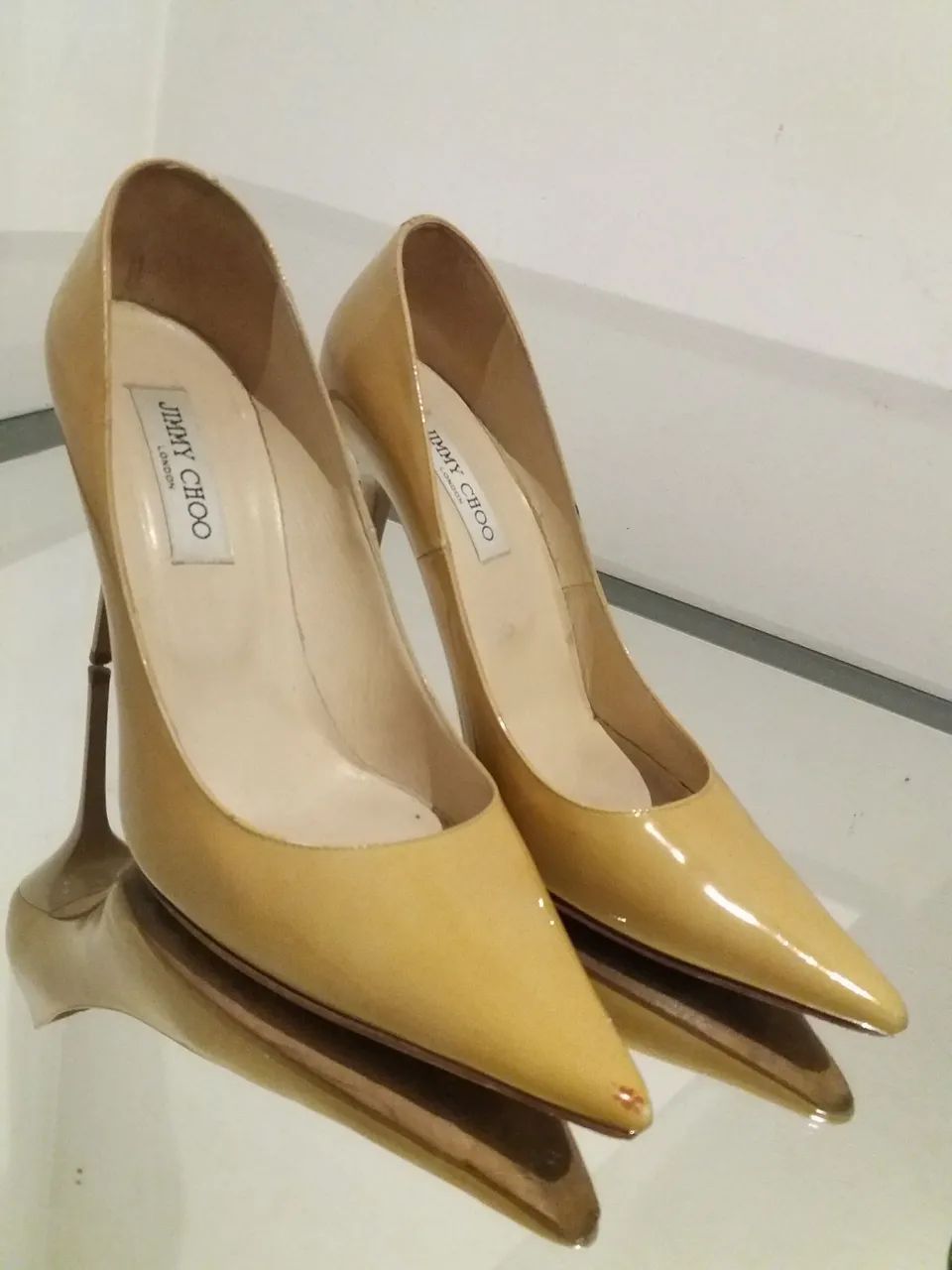 SCARPIN CLÁSSICO JIMMY CHOO. SALTO 11 CM. LINDÍSSIMO - Foto 5
