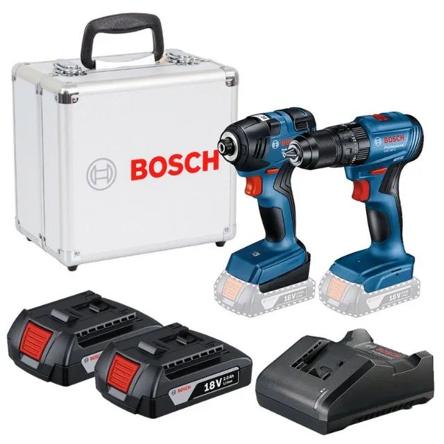 Combo Bosch Furadeira GSB 185-LI + Chave de impacto GDR 18V-200 2B - Parcelado em até 10x