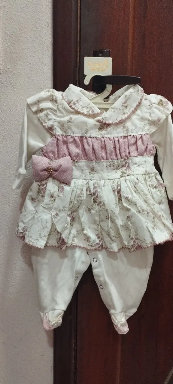 Vestido bebê menina floral