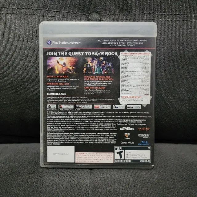 Guitar Hero Warriors of Rock Ps3 Original Olx Pay - Foto 3