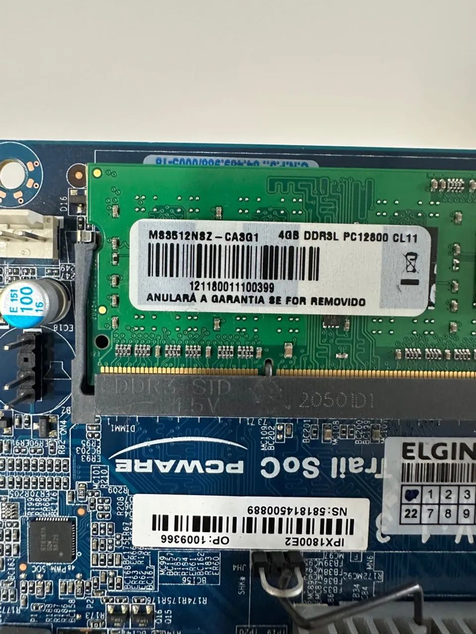 Placa mãe Pcware ITX Intel J1800 2.41GHz - IPX1800e2 - Foto 2