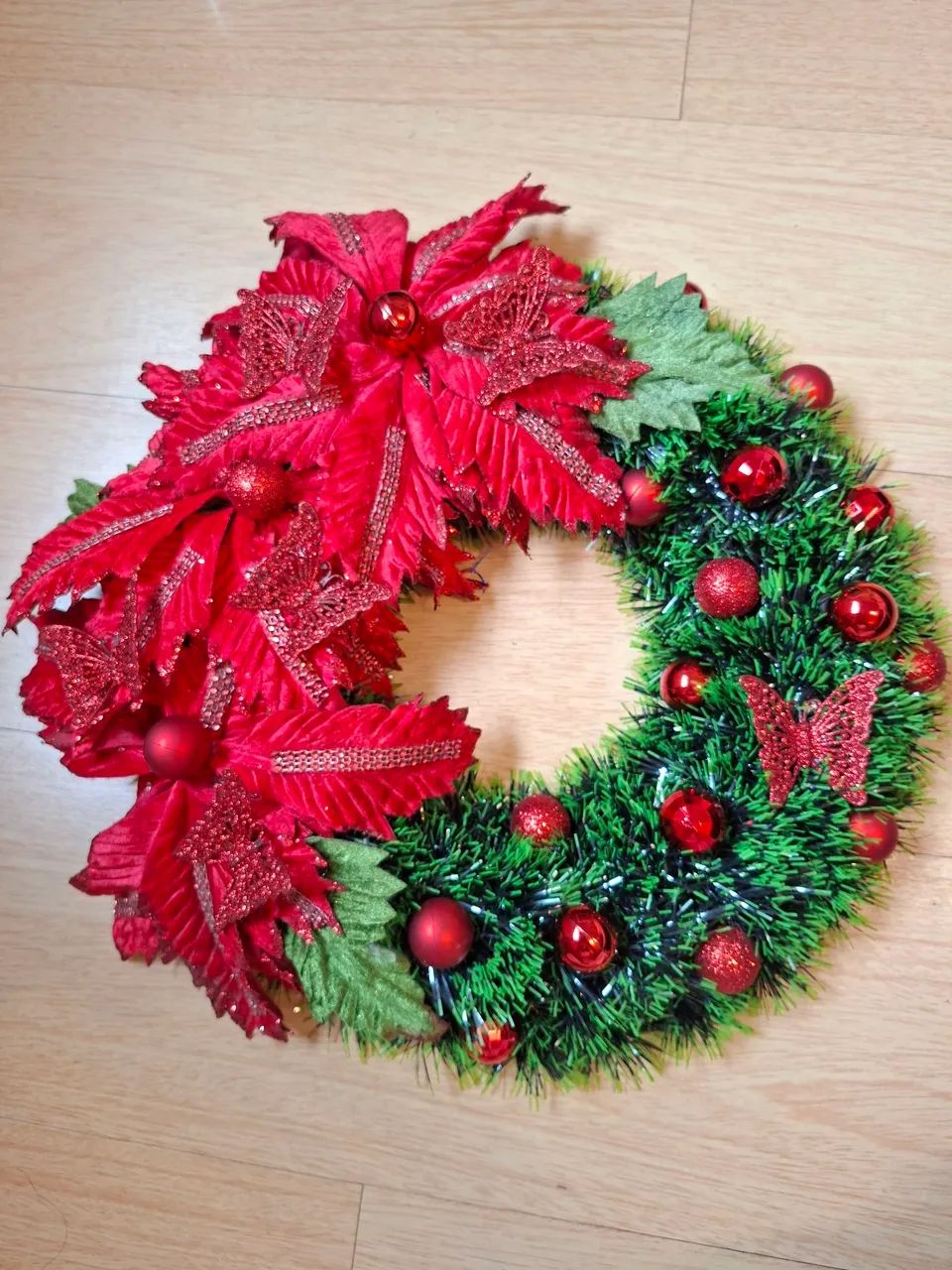 Guirlanda Natalina (40cm diâmetro) - Foto 2