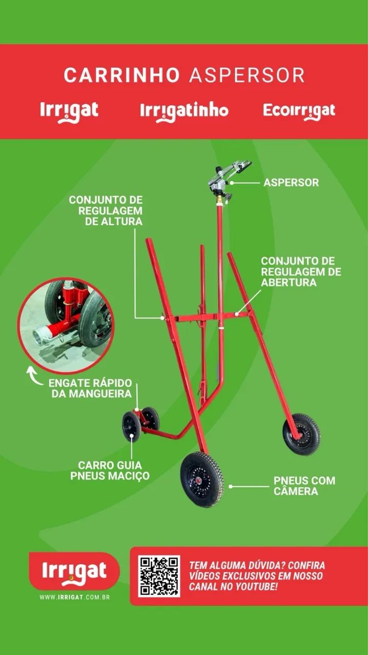 CARRETEL DE IRRIGAÇÃO IRRIGAT  - Foto 5