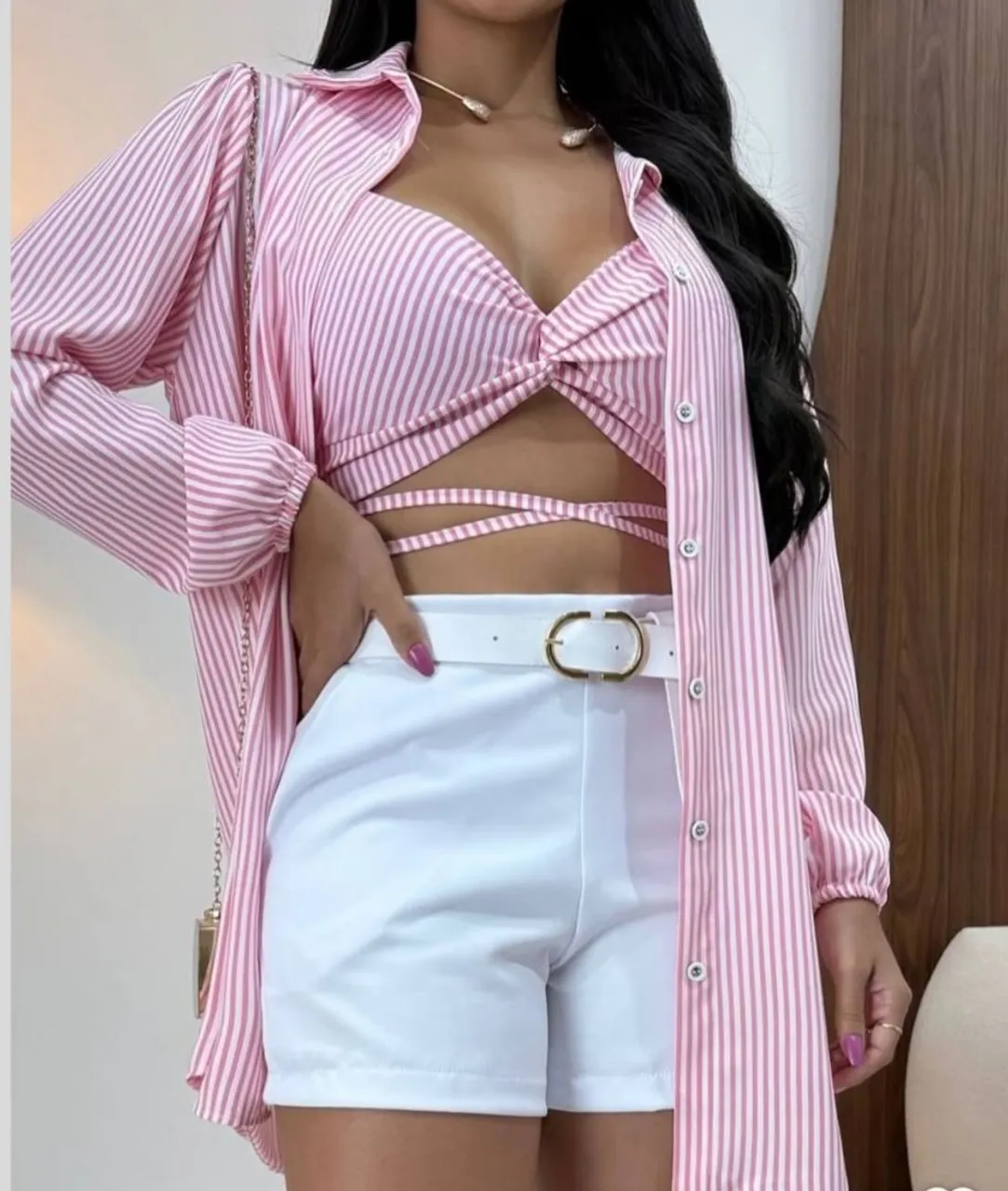 Conjunto Kimono+Cropped