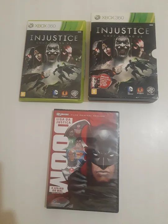 Injustice: Gods Among Us - Xbox 360, Original coleção limitada!