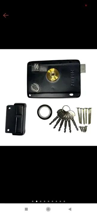 Fechadura de Segurança com 6 chaves