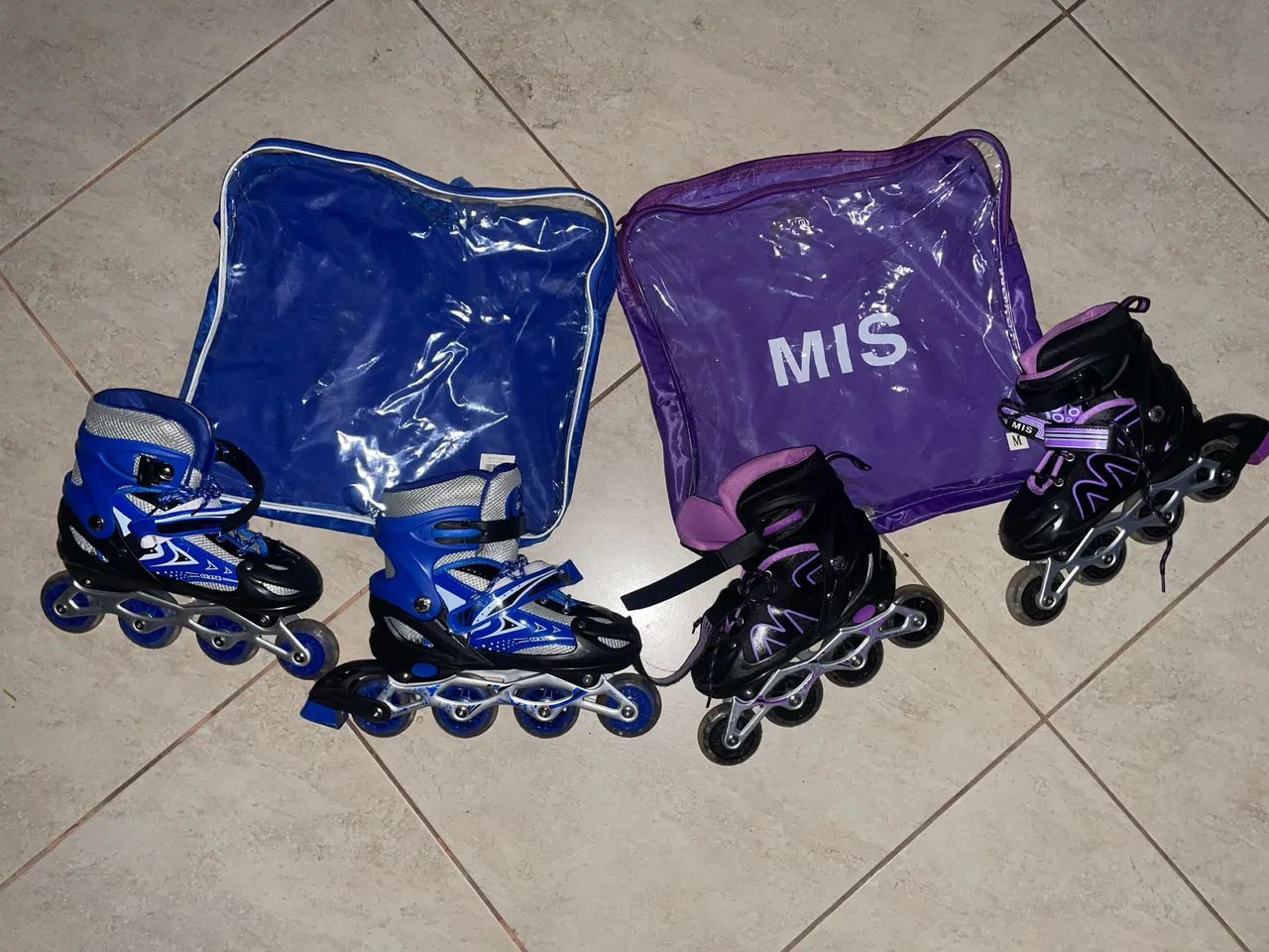 2 pares de patins/roller - Foto 3