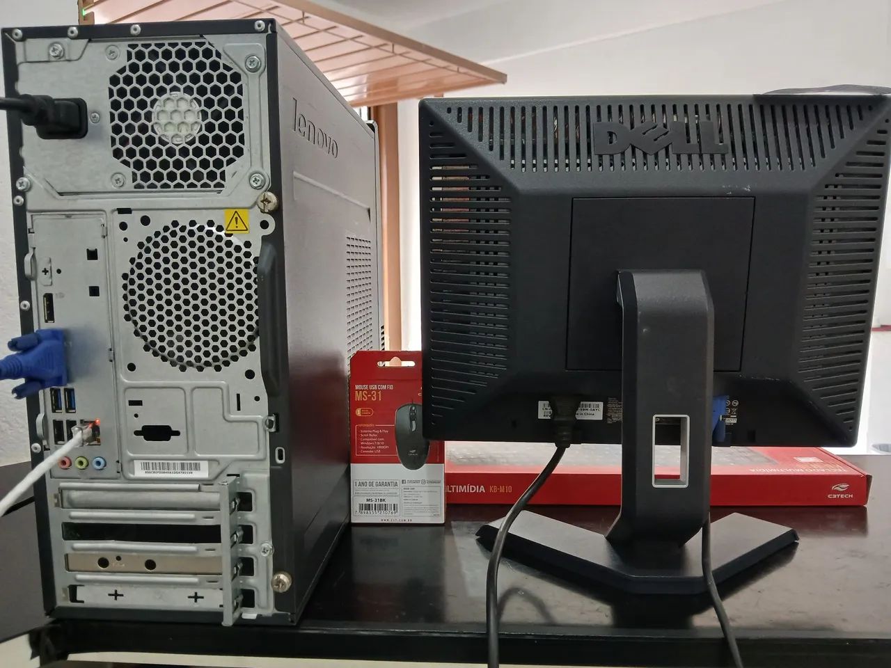 Complete computer, i3/4gb/500gb HD/audio, monitor, keyboard, mouse and cables, with warranty64292069295361122