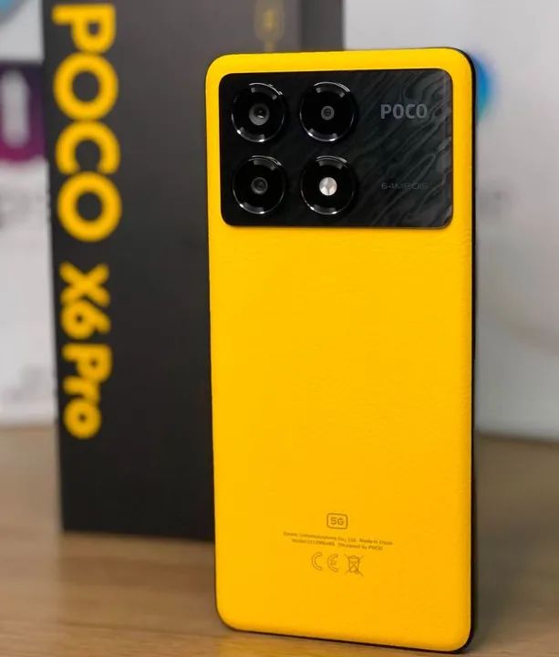 Poco X6 Pro 5G - Novo - Yellow lacrado