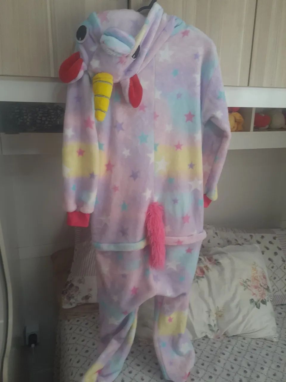 Pijama unicórnio de plush