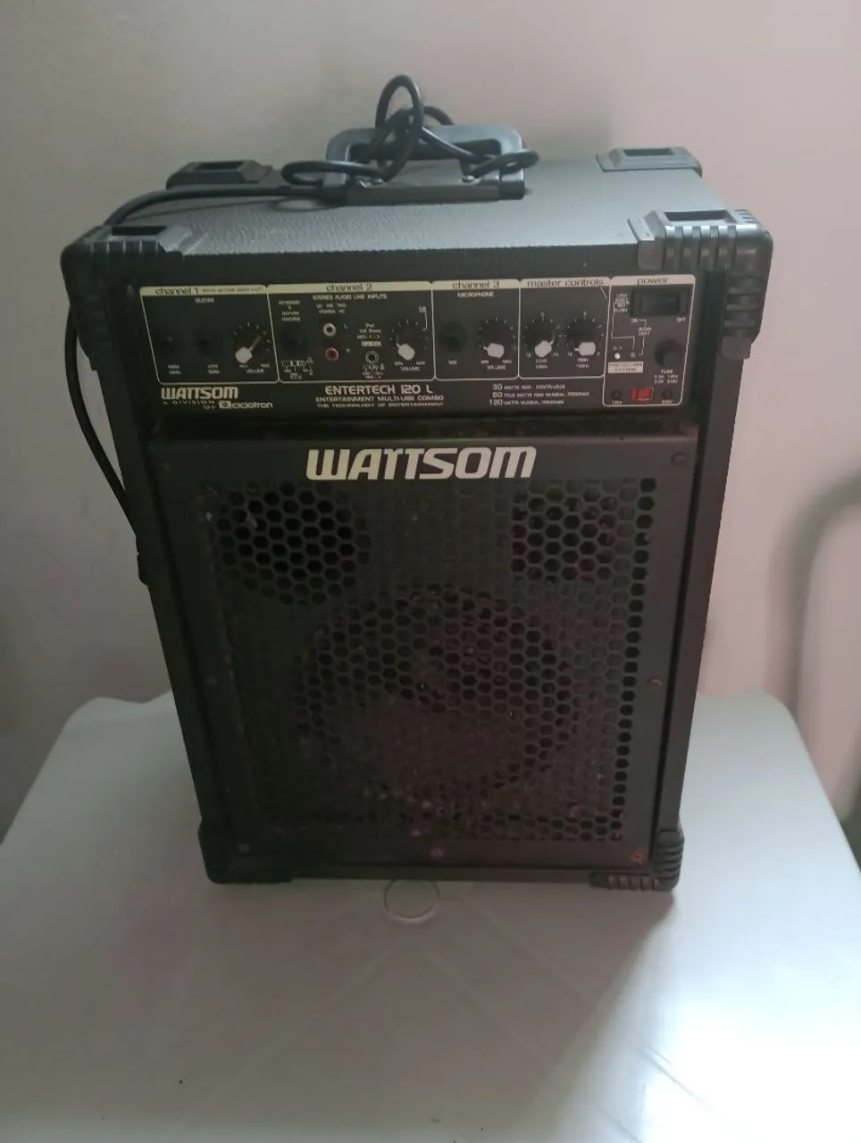 Amplificador de áudio Wattsom Entertech 120 L