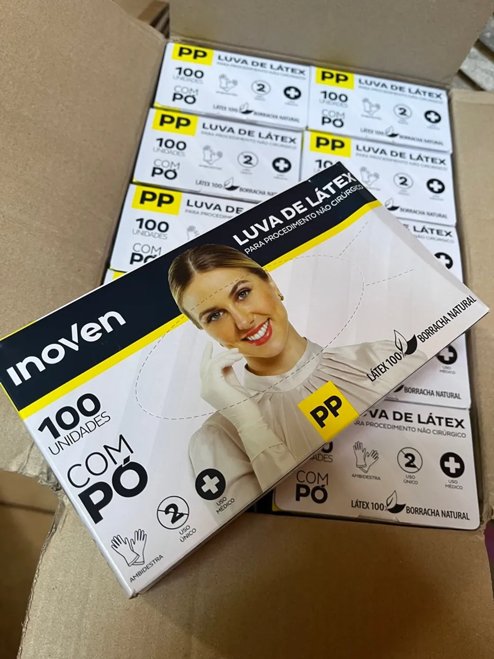 Luvas de Látex com Pó PP - Inoven Emitimos NFF