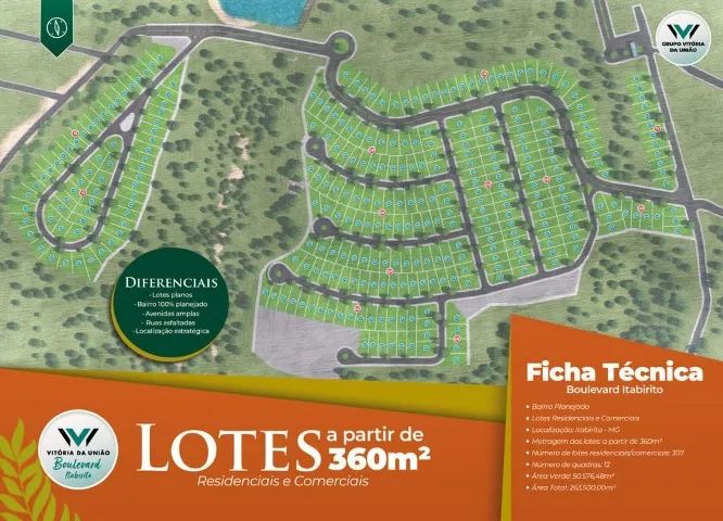 Bairro Boulevard Itabirito - Pronto p construir - Foto 3