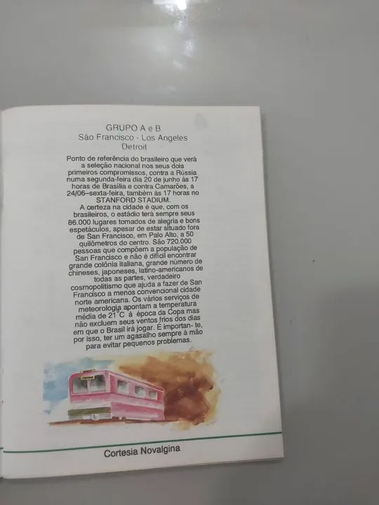 Tabela Oficial de Resultados da Copa do Mundo 94. Raridade.  - Foto 3