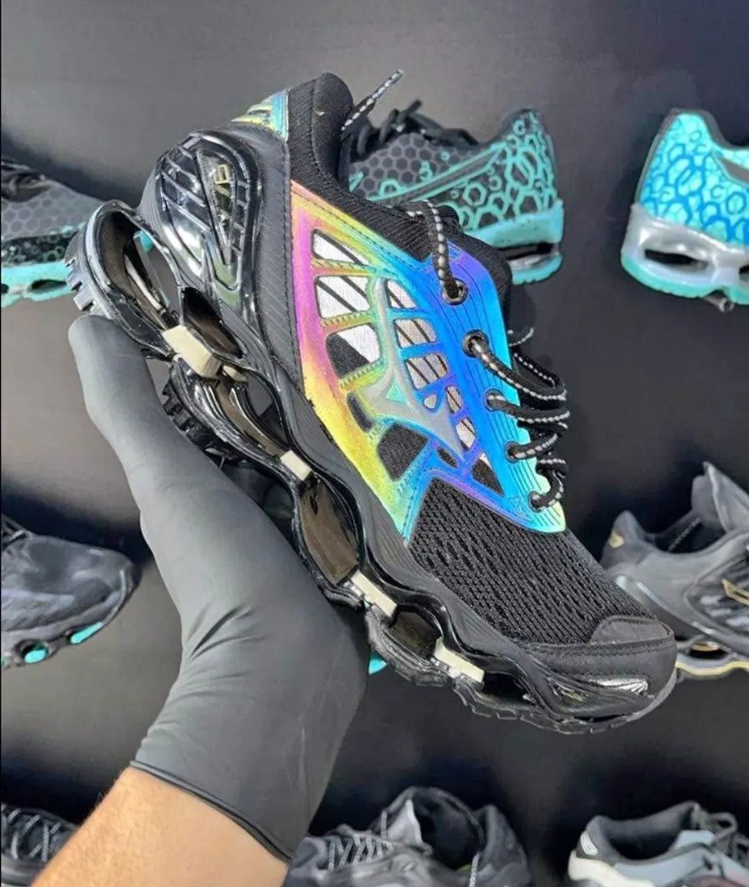 なお5p Tênis Mizuno prophcy 9 preto - Calçados - Parque das Amendoeiras