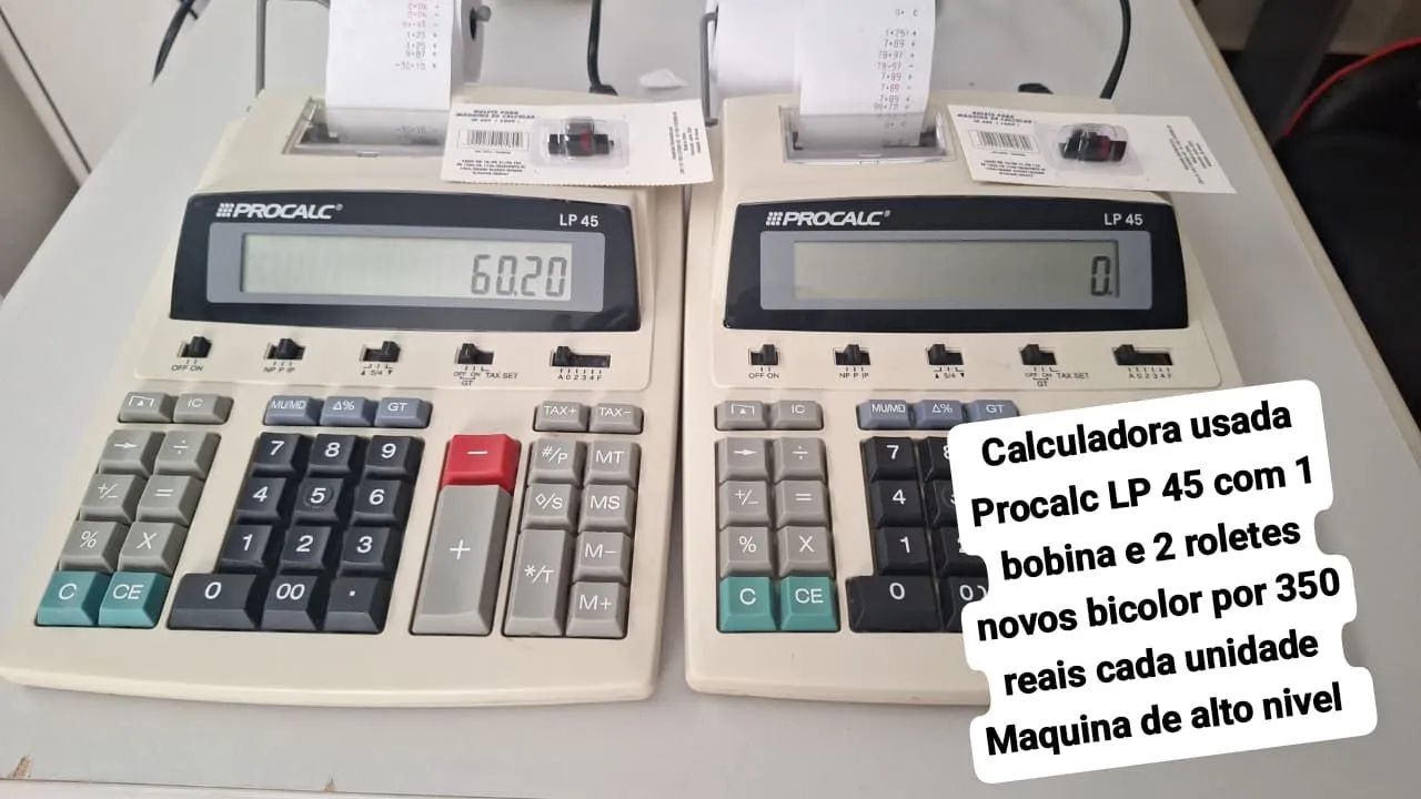 Calculadora Caixa Registradora Procalc LP 45 preço da unidade  - Foto 4