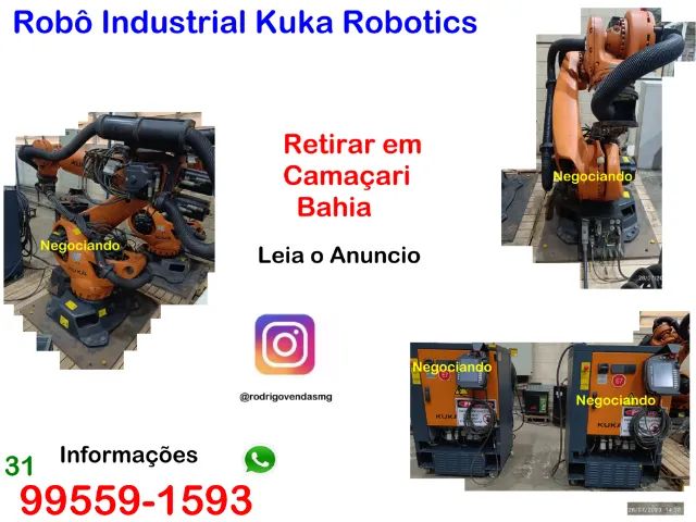 Automação Robo Kuka Robotics Produção Industrial Fabrica Maquinas Industriais