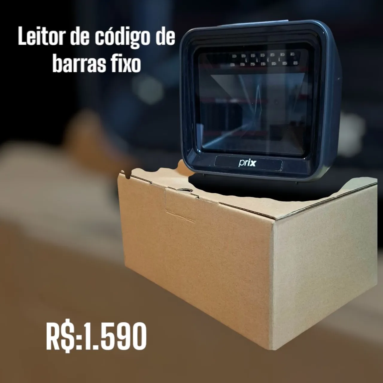 Leitor de Código de Barras Fixo Prix