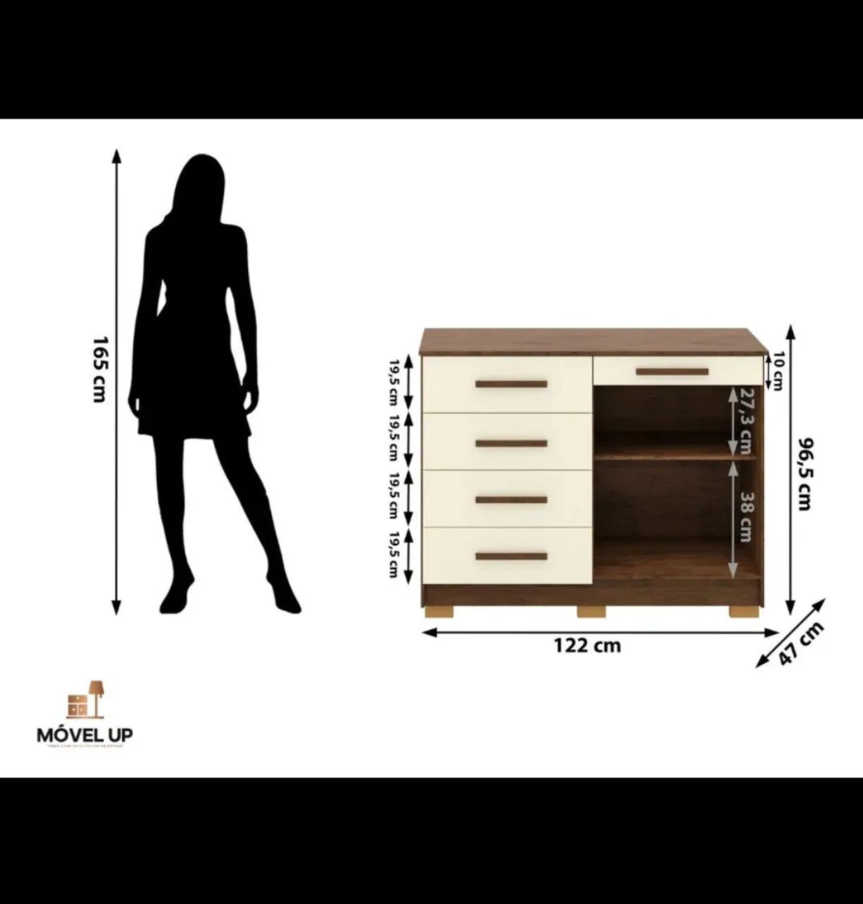 Cômoda nova em oferta  - Foto 2
