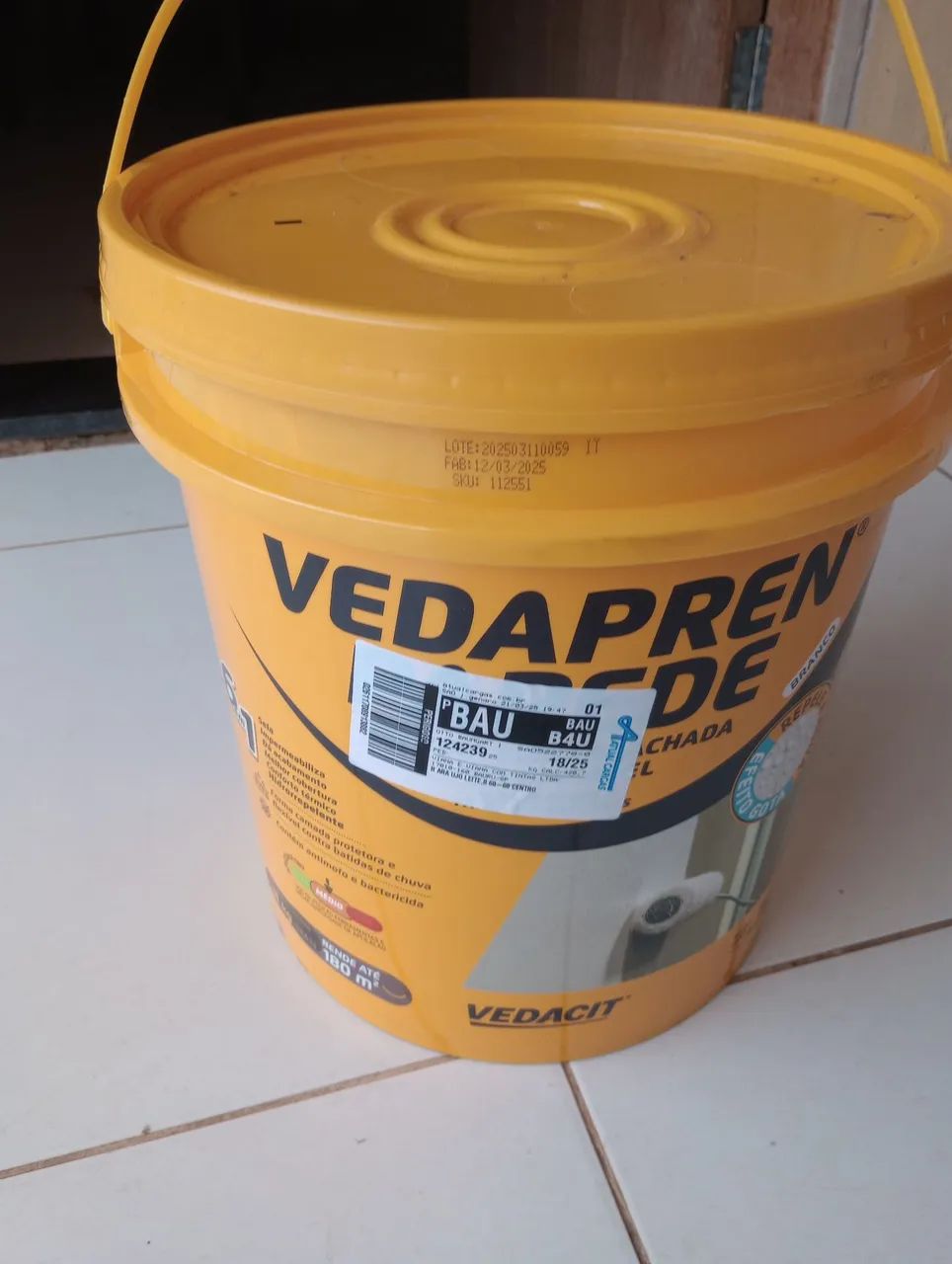 Vedapren - Tinta Impermeabilizante 18 Litros - Foto 2