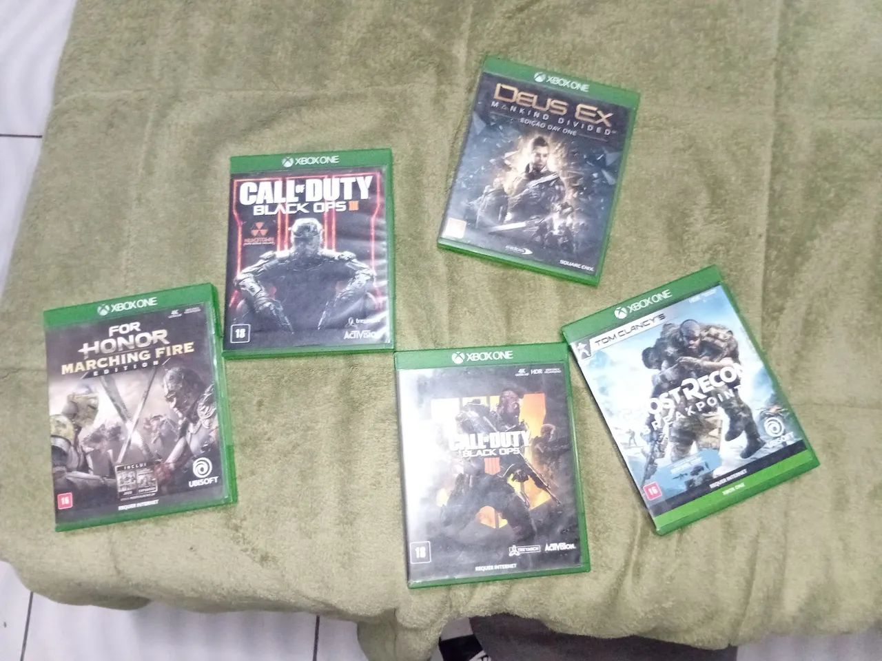 Jogos Xbox One - For Honor, COD, Ghost Recon e Deus Ex - Foto 2