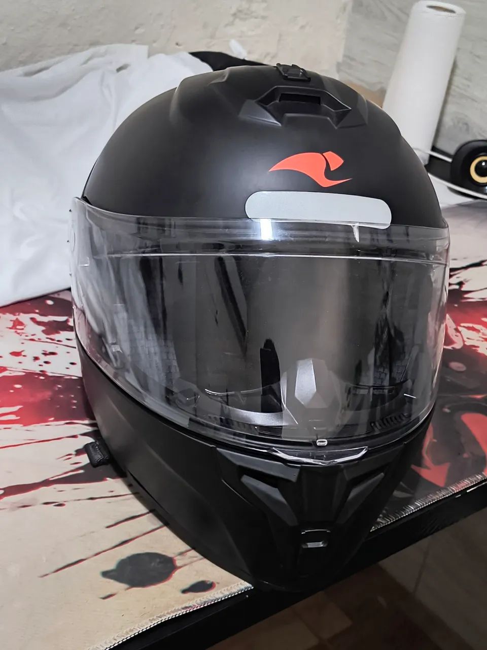 Capacete RACE TECH TM58 - PRETO. NOVINHO. - Foto 2