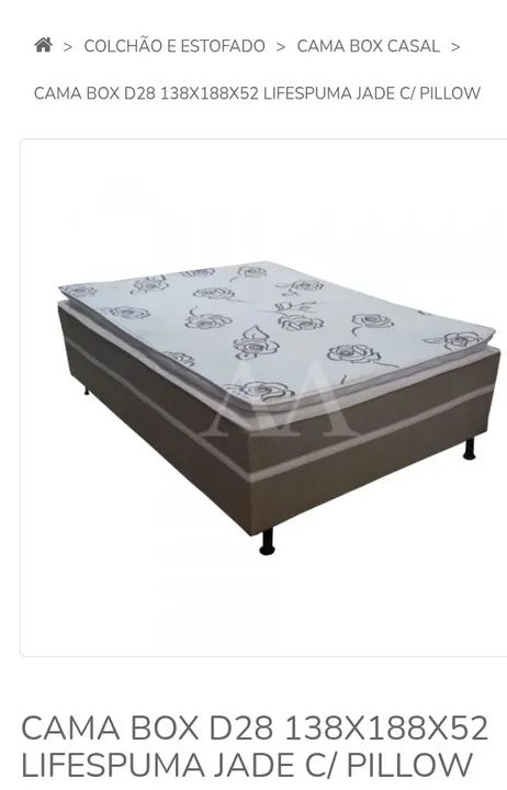 Base Box Casal e solteiro, bases e colchões. - Foto 3