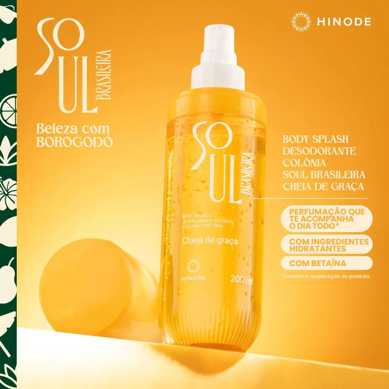 Body Splash Soul Brasileira Cheia de Graça Hinode - Foto 4