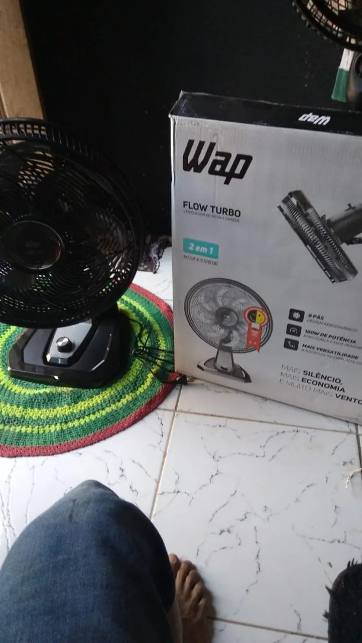Ventilador WAP Flow Turbo 2 em 1