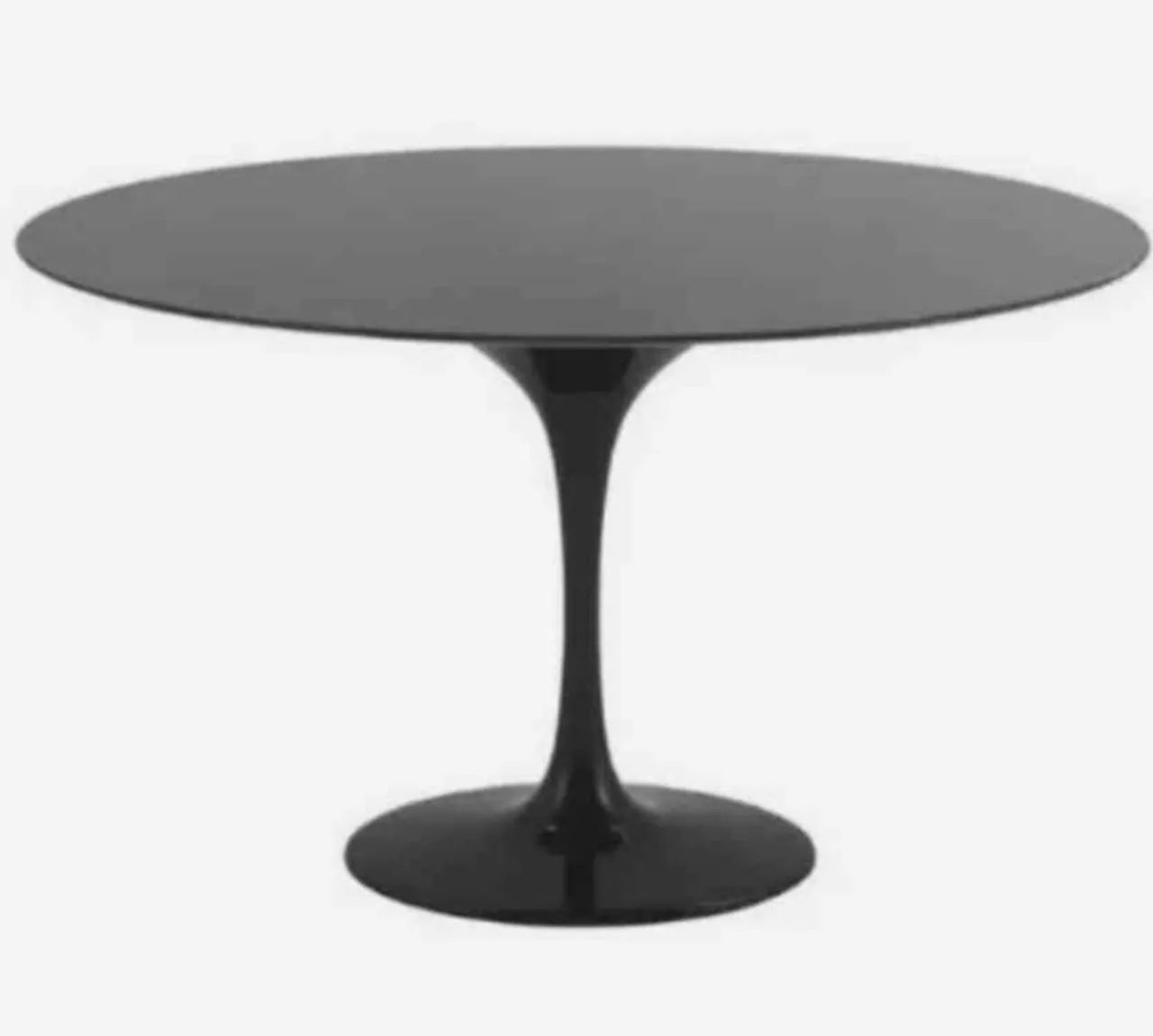 Mesa de Jantar com tampo de vidro e madeira  com 1.30 de diámetro  Breton - Foto 2