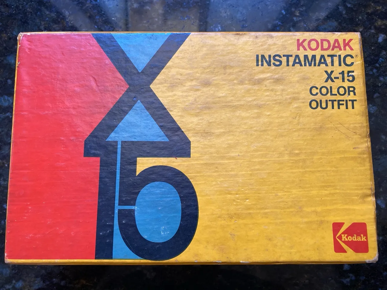 Caixa da Câmera Kodak Instamatic X-15 Color Outfit - Vintage