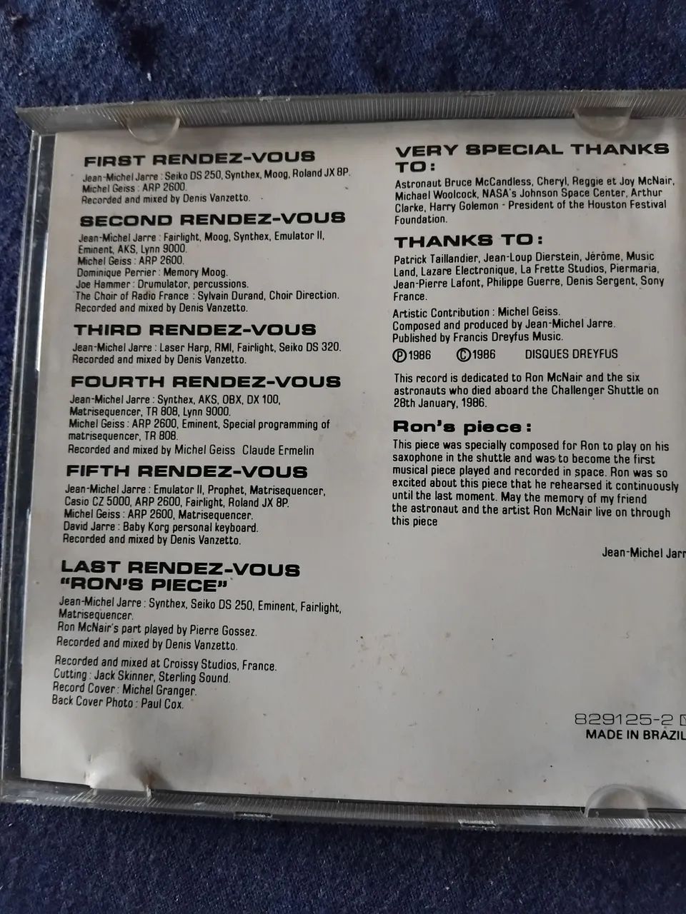 CD Jean Michel Jarre - Rendez-vous - Foto 3