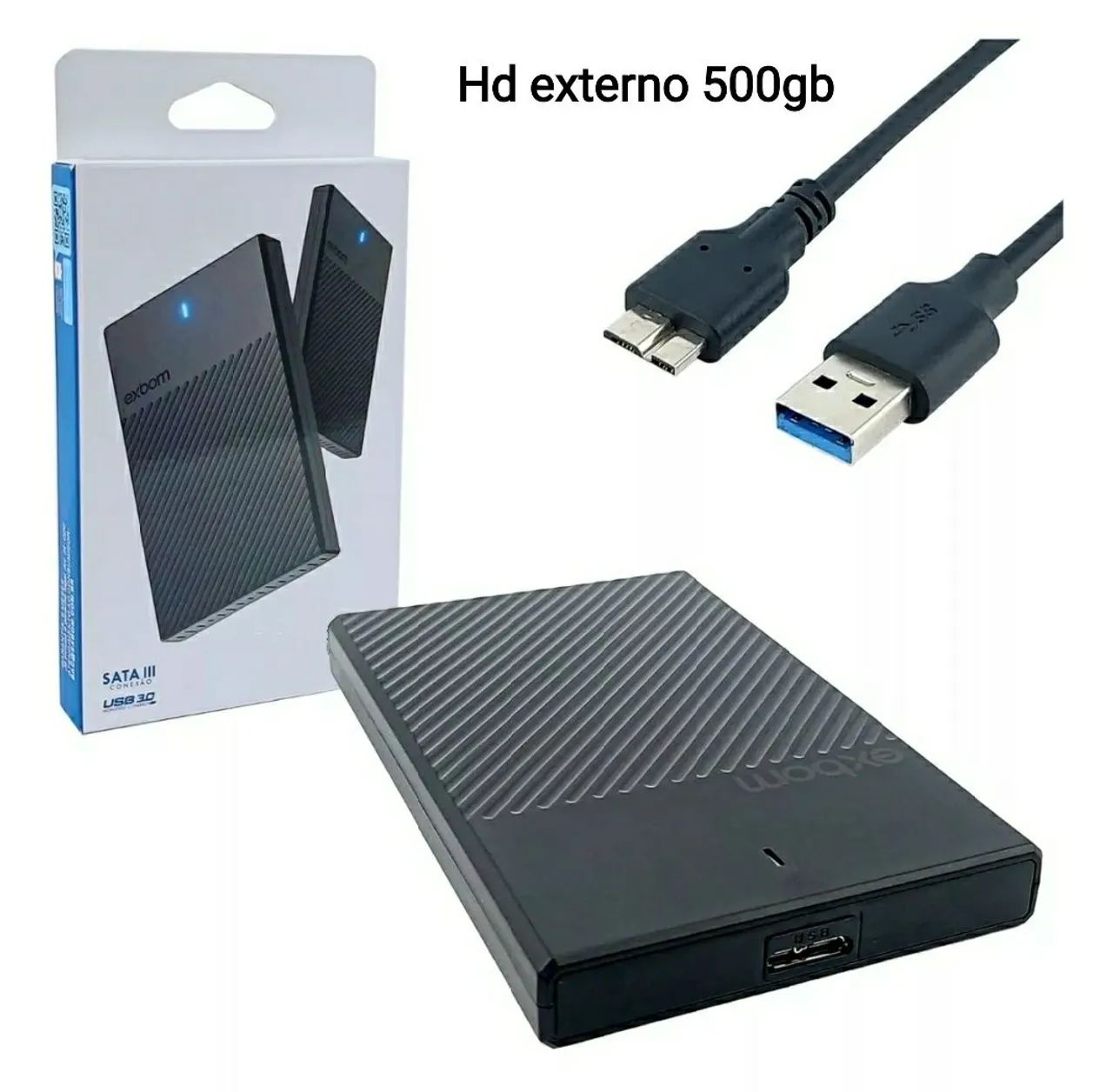 HD externo  500GB USB 3.0