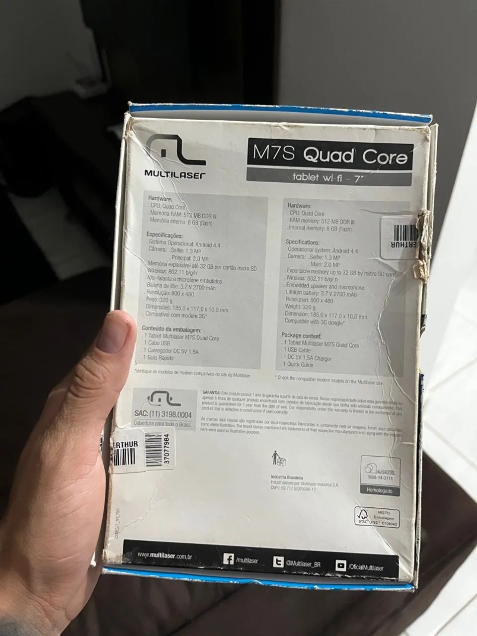 Tablet M7S Quad Core Multilaser - Foto 4